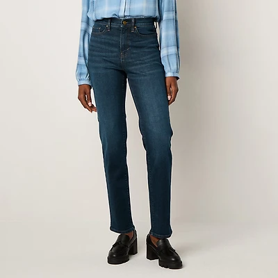A.N.A - Tall Womens High Rise Curvy Straight Fit Jean