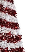 Northlight Candy Cane Pop-Up 4 Foot Pre-Lit Christmas Tree