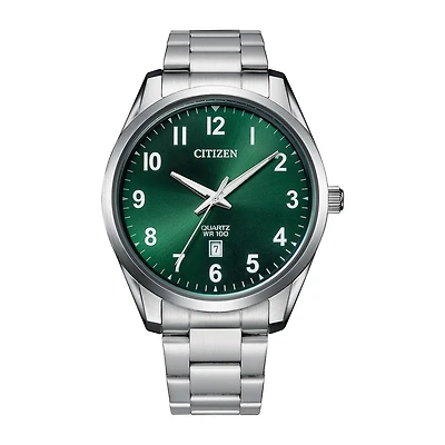 Citizen Quartz Mens Silver Tone Stainless Steel Bracelet Watch Bi1031-51x