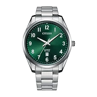 Citizen Quartz Mens Silver Tone Stainless Steel Bracelet Watch Bi1031-51x
