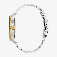 Bulova Mens Two Tone Stainless Steel Bracelet Watch 98b394
