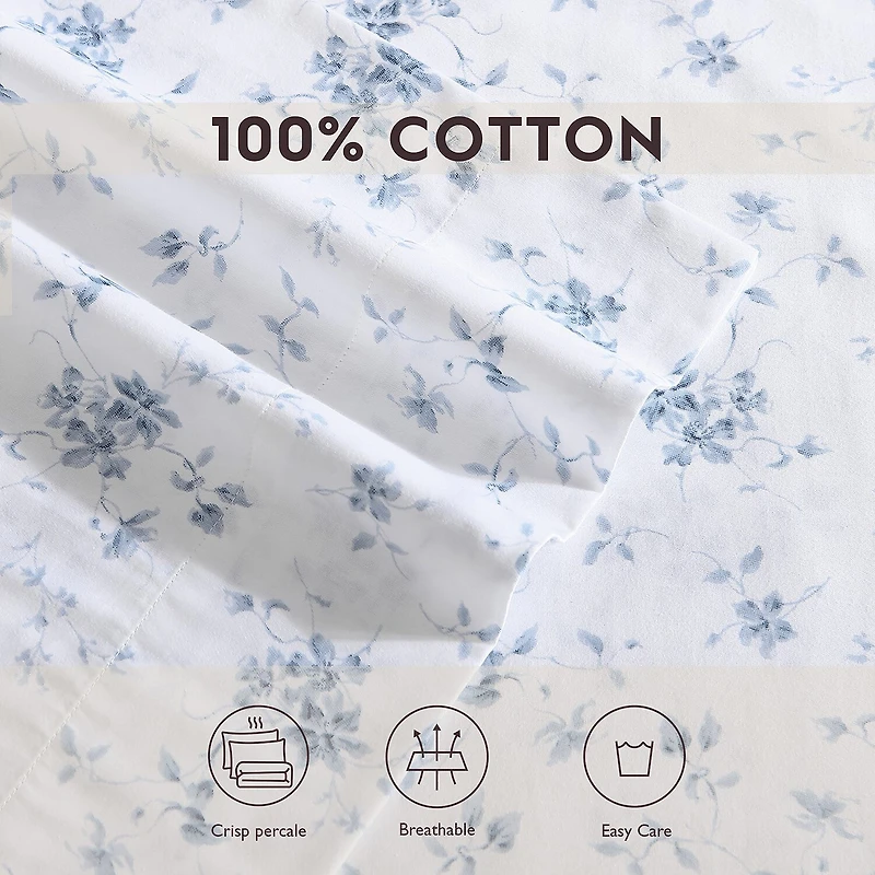 Laura Ashley Garden Muse 300tc Pillowcase