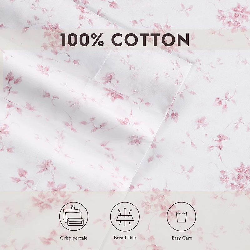 Laura Ashley Garden Muse 300tc Pillowcase