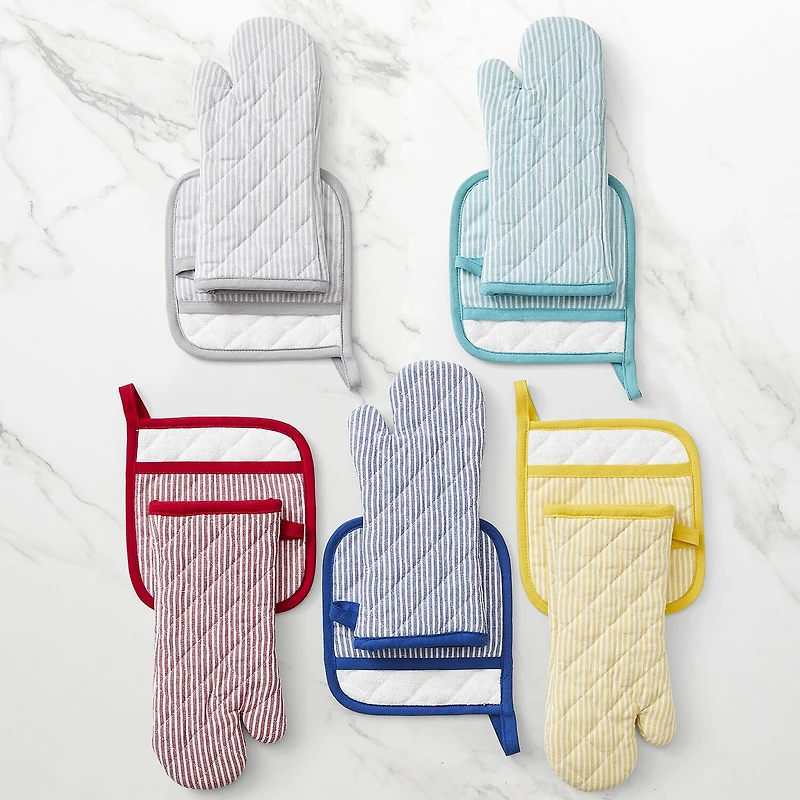 Cooks Chambray Stripe Pot Holder