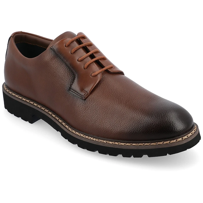 Vance Co Martin Mens Round Closed Toe Loafers
