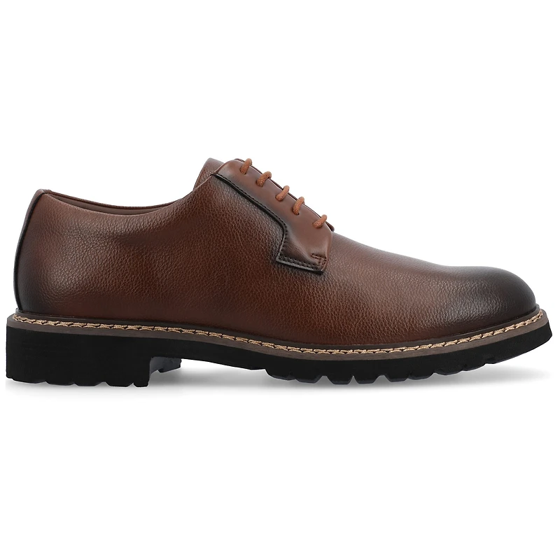 Vance Co Martin Mens Round Closed Toe Loafers