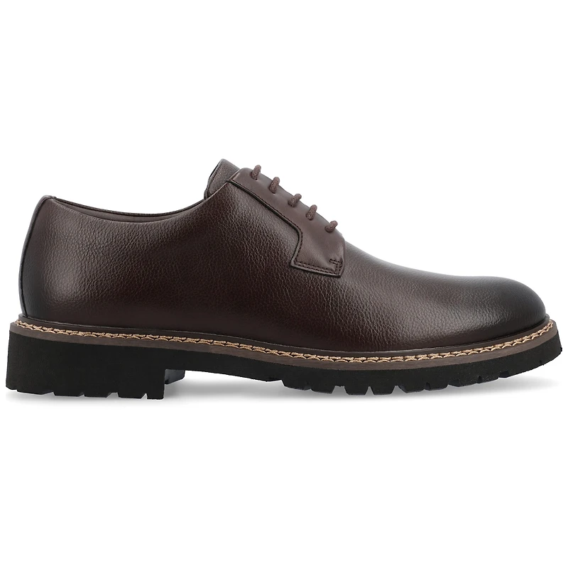 Vance Co Martin Mens Round Closed Toe Loafers