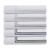 Ella Jayne 100% Cotton Percale 3 Piece Duvet Set with Satin Stitching