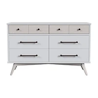 Westwood Design Rowan Youth 6-Drawer Dresser in Ash Linen