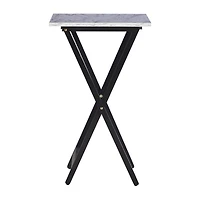 Breckenham Faux Marble 5-pc. TV Tray Table