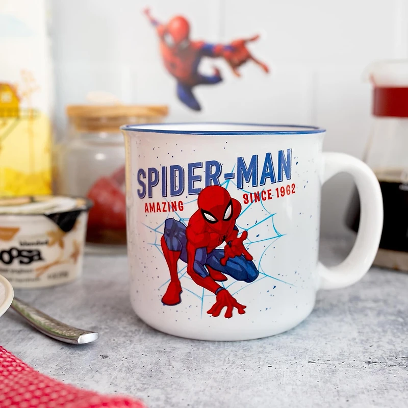 Marvel Spider-Man Authentic 1962 20 Oz Camper Travel Mug