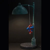 Marvel Street Lamp With Spiderman Figure 16 Inch Led Desk Lamp