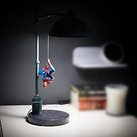 Marvel Street Lamp With Spiderman Figure 16 Inch Led Desk Lamp