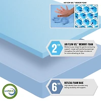 Boyd Sleep 8" Cool Gel Memory Foam - Mattress in a Box