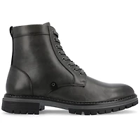Vance Co Mens Denver Block Heel Lace-Up Boots