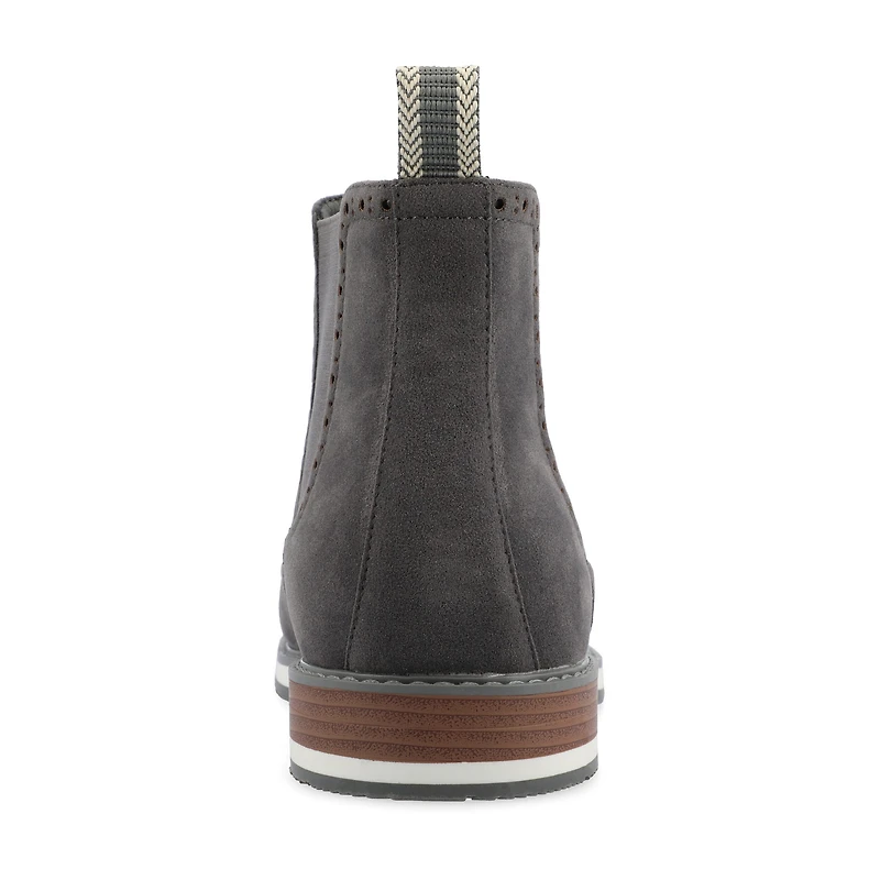Vance Co Mens Thorpe Flat Heel Chelsea Boots