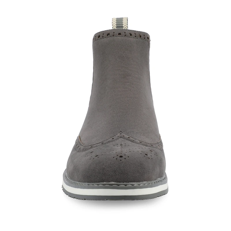 Vance Co Mens Thorpe Flat Heel Chelsea Boots