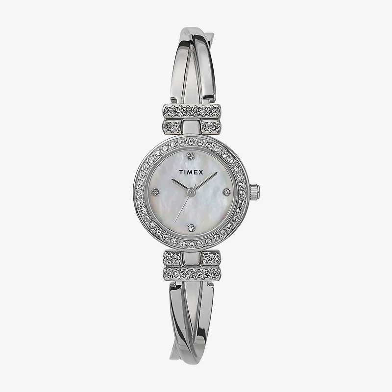 Timex Womens Silver Tone Bracelet Watch Tw2w62200ji