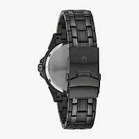 Bulova Classic Mens Multi-Function Black Stainless Steel Bracelet Watch 98c121
