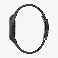 Bulova Classic Mens Multi-Function Black Stainless Steel Bracelet Watch 98c121
