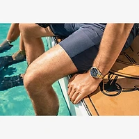 Citizen Promaster Dive Mens Automatic Two Tone Stainless Steel Bracelet Watch Ny0154-51l