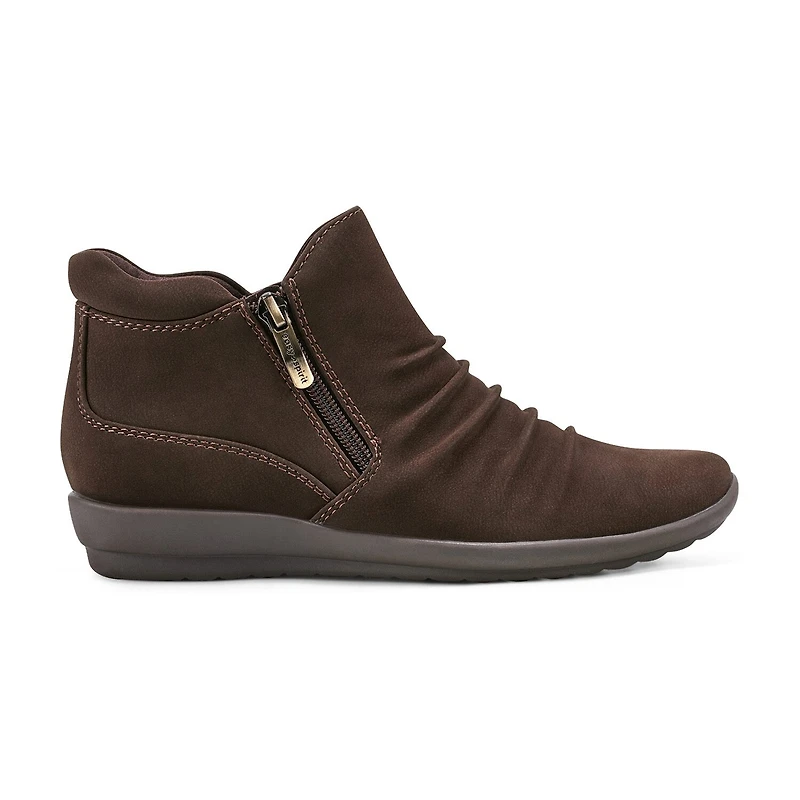 Easy Spirit Womens Aleta Flat Heel Booties
