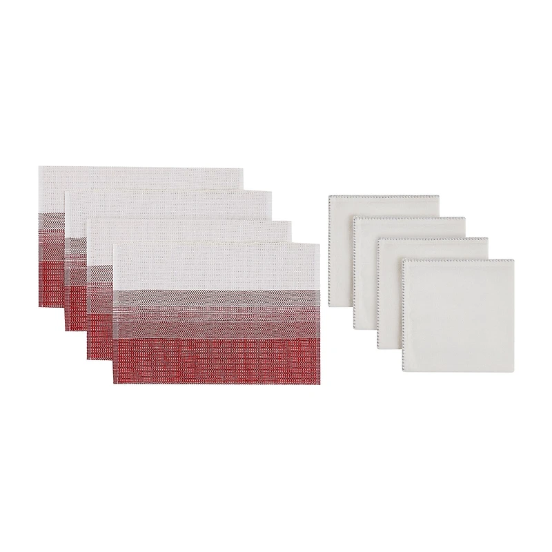 Avanti Ombre 8-pc. Placemat & Napkin Sets