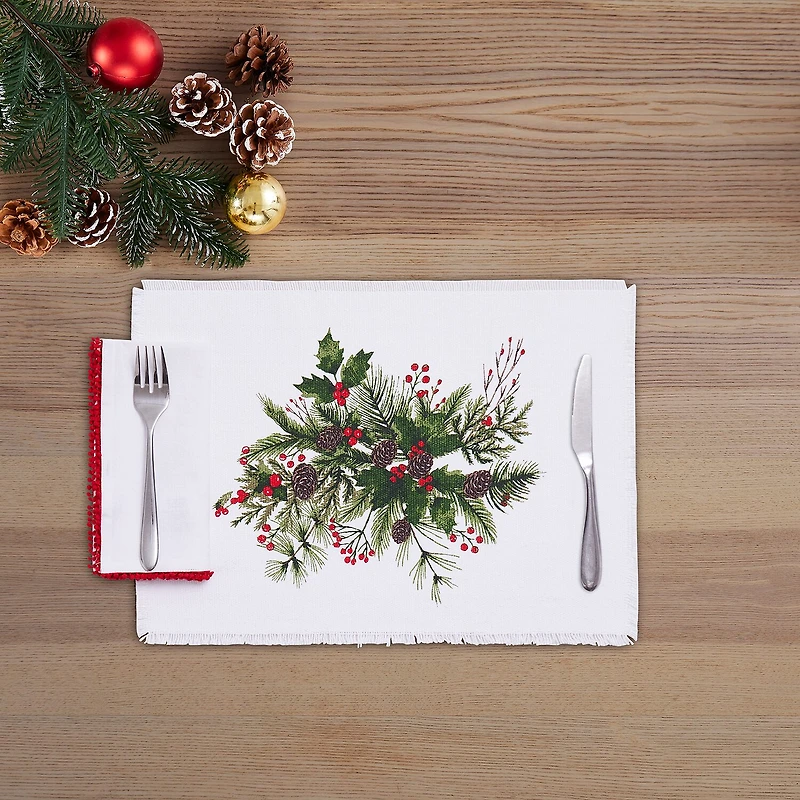 Avanti Pine & Ivy 8-pc. Placemat & Napkin Sets