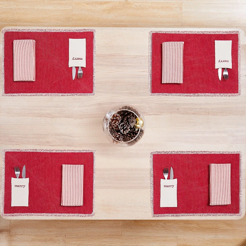 Avanti Merry 8-pc. Placemat & Napkin Sets