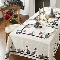Avanti Country Snowman Tablecloth