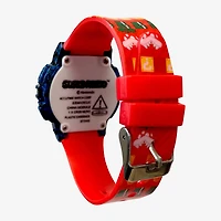 Nintendo Super Mario Boys Multicolor Strap Watch Gsm4283jc