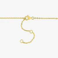 Womens Genuine Yellow Citrine 18K Gold Over Silver Beaded Bracelet