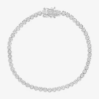Effy Final Call (H-I / Si1) Womens 1 CT. T.W. Lab Grown White Diamond Sterling Silver 7 Inch Tennis Bracelet