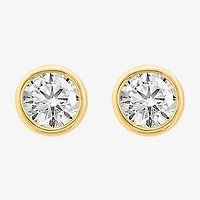 Effy Final Call (G /Si1) 1 3/8 CT. T.W. Lab Grown White Diamond 14K Gold 28mm Round Stud Earrings