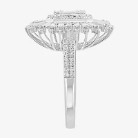 Effy Final Call (G / Si1) Womens 1 1/2 CT. T.W. Lab Grown White Diamond 14K Gold Cushion Halo Cocktail Ring