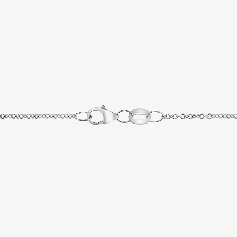 Effy Final Call (E-F / Vs2-Si1) Womens 1/2 CT. T.W. Lab Grown White Diamond Sterling Silver Heart 16 Inch Pendant Necklace