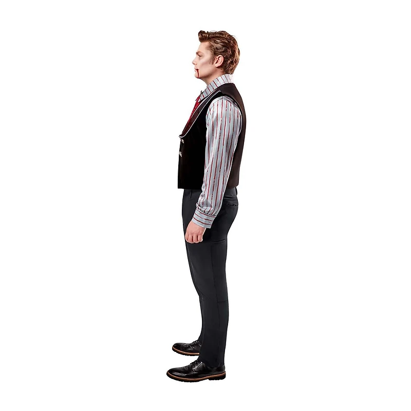 Mens Big N Tall Head Vampire 3-pc. Costume