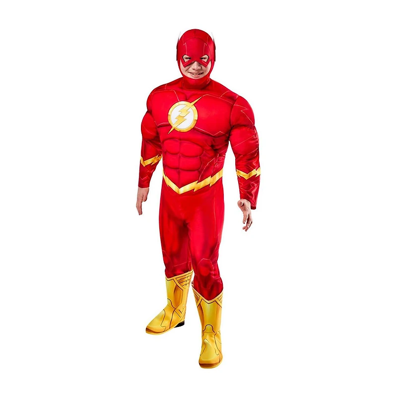 Mens Big & Tall Muscle Chest The Flash 2-pc. Costume