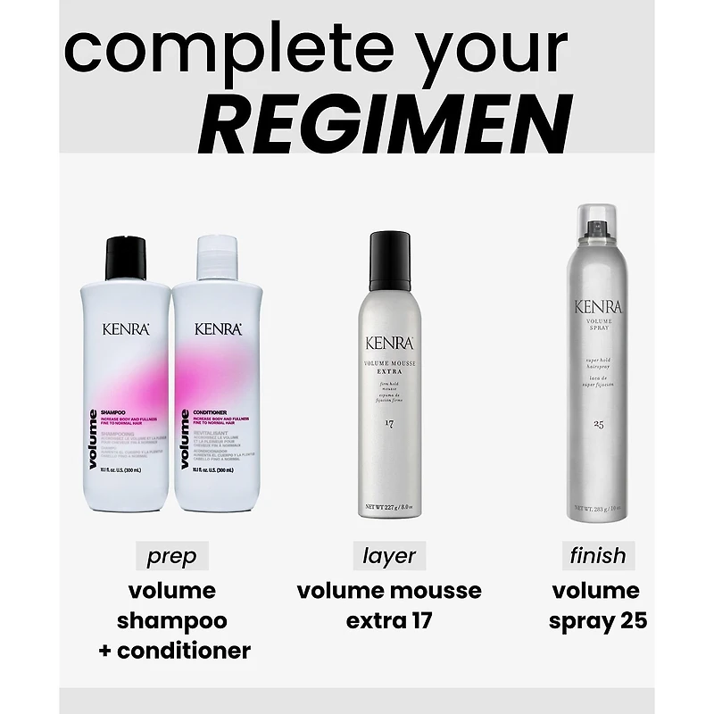 Kenra Volume Low Hair Spray 1.5 oz.
