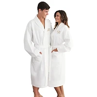 Linum Home Textiles Personalized Waffle Weave Bathrobe Unisex Adult Long Sleeve Length Robe