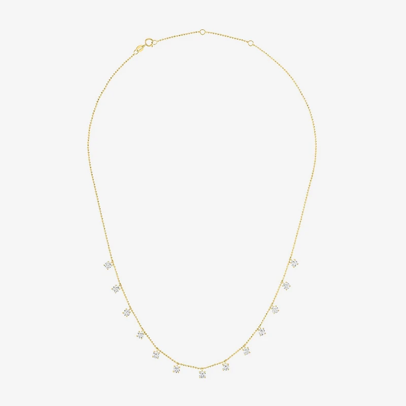 Diamond Addiction (G-H,Si2-I1) Womens 2 CT. T.W. Lab Grown White 10K Gold 18 Inch Pendant Necklace