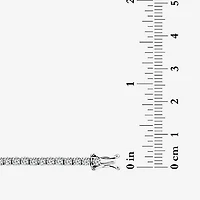 (F / Si2) Womens 10 CT. T.W. Lab-Grown White Diamond 10K Gold 18 Inch Tennis Necklace