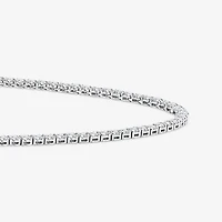(F / Si2) Womens 10 CT. T.W. Lab-Grown White Diamond 10K Gold 18 Inch Tennis Necklace
