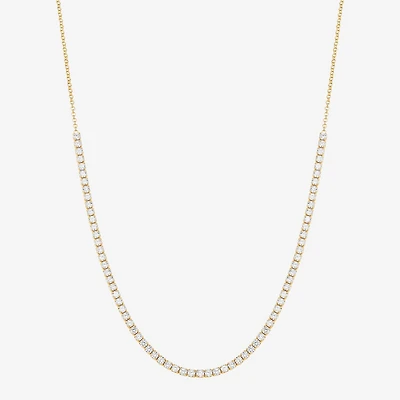 Diamonart Womens Sterling Silver 16 Inch Paperclip Chain Necklace