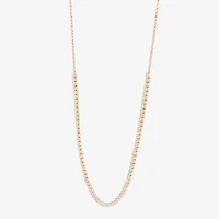 Diamonart Womens Sterling Silver 16 Inch Paperclip Chain Necklace