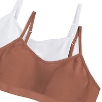 Maidenform Plus Girls Seamless Light Support 2-pc. Longline Long Line Bra Rj25130-As2