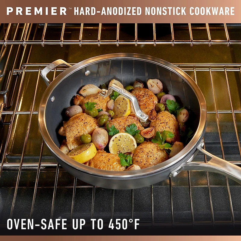 Calphalon Premier Hard Anodized 13" Skillet with Lid
