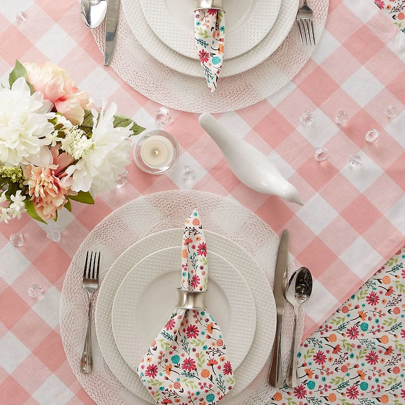 Design Imports Buffalo Check Tablecloth