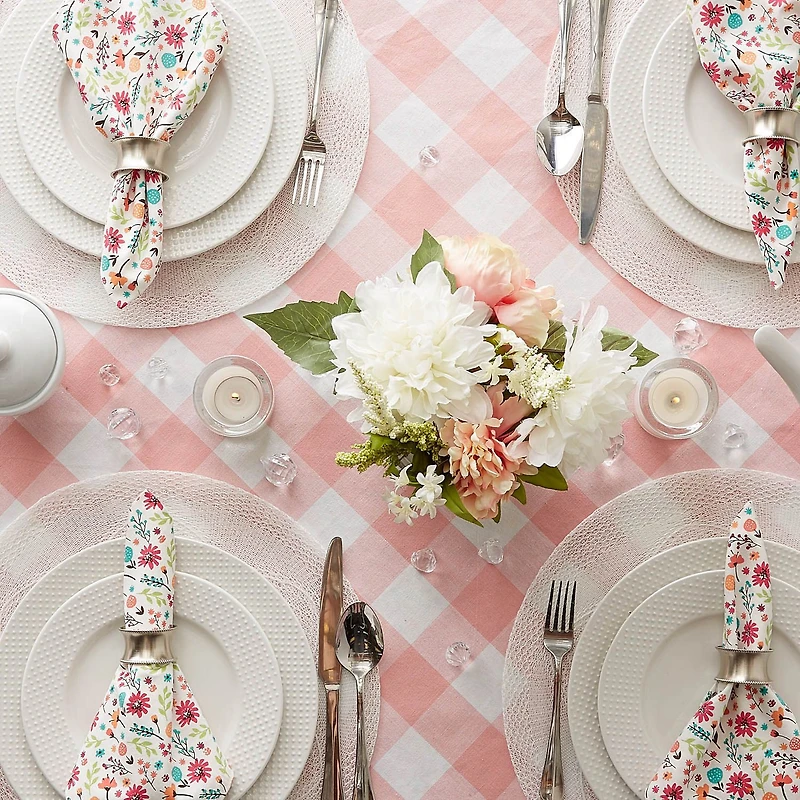 Design Imports Buffalo Check Tablecloth