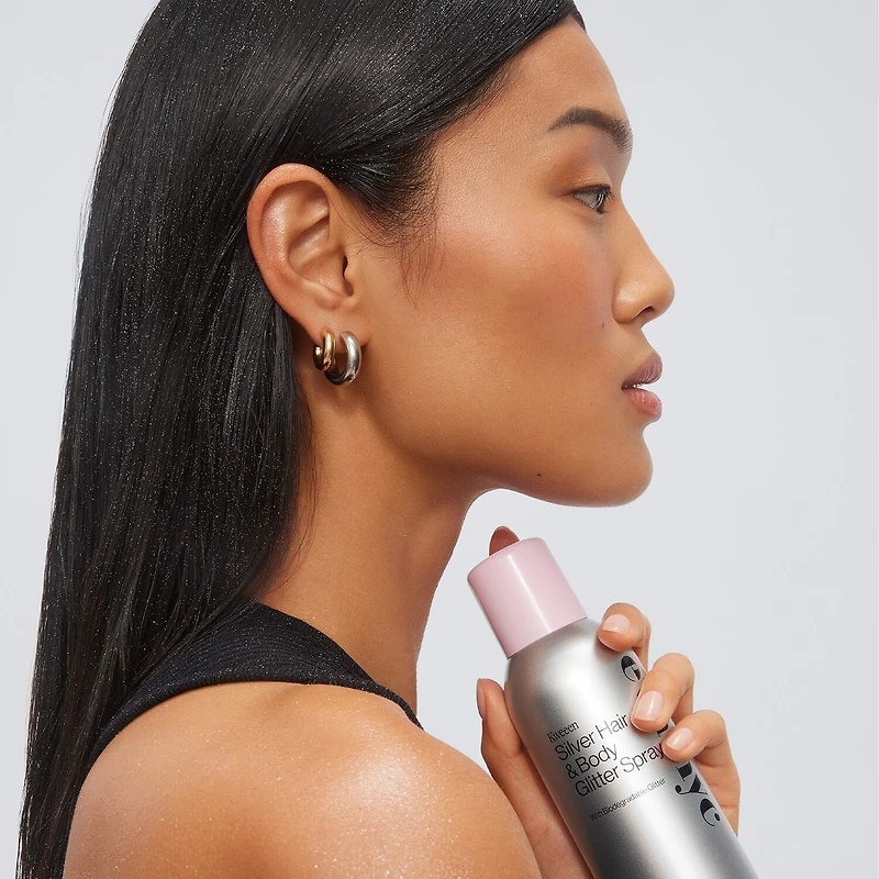 Eva Nyc Kweeen Silver Hair & Body Glitter Spray